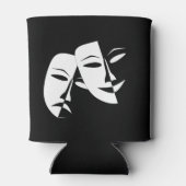 Tragedie van de comedy van het theater Black White Blikjeskoeler (Achterkant)