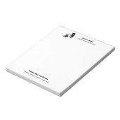 Tragedie van de comedy van het theater Black White Notitieblok (Linkerzijde)