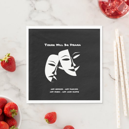 Tragedie van de comedy van het theater Black White Servet (Insitu)