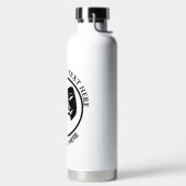 Tragedie van de comedy van het theater Black White Waterfles (Links)