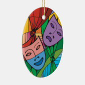 Tragedy and Comedy Theatre Symbol Ornament (Rechts)