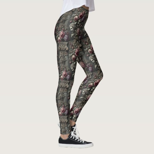 Tragedy Chorus - Gothic Victoriaans Leggings (Rechts)
