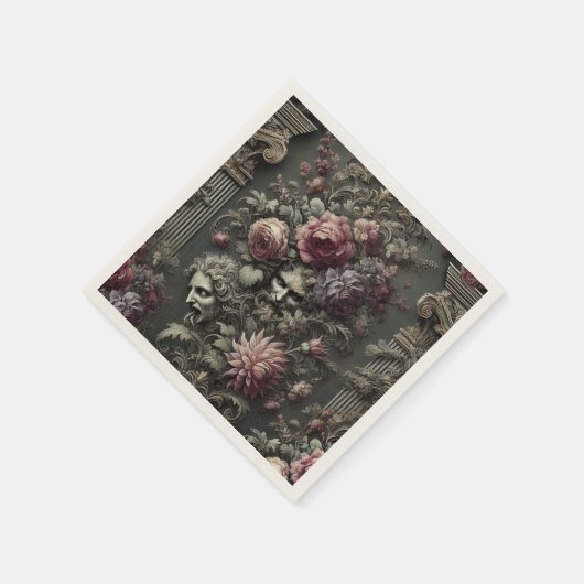 Tragedy Chorus - Gotisch Victoriaans ontwerp Servet (Hoek)