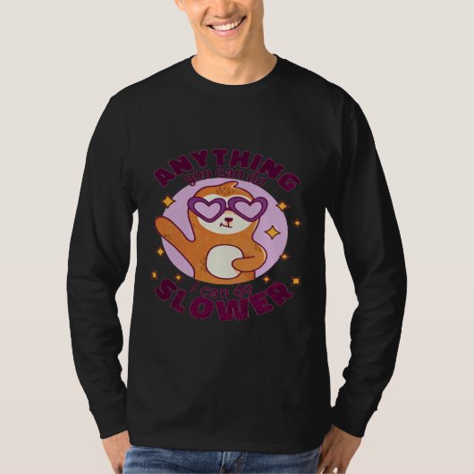 Tragere klare sleuf t-shirt (Voorkant)
