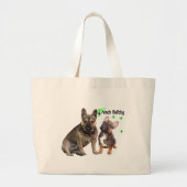 Tragetasche Französische Bulldogge Jumbo Beutel Grote Tote Bag (Voorkant)