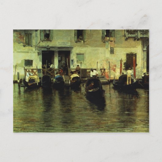 Traghetto della Maddalena, 1887 Briefkaart (Voorkant)