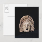 Tragisch masker briefkaart (Voorkant / Achterkant)