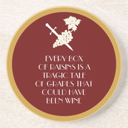 Tragisch verhaal zandsteen onderzetter (Voorkant)