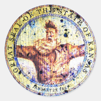 Tragische voorspel ronde sticker