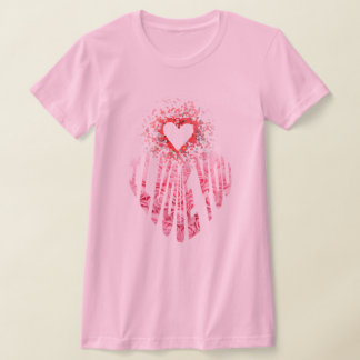 Trái Tim Hoa Hồng – Thiết Kế Lãng Mạn T-shirt