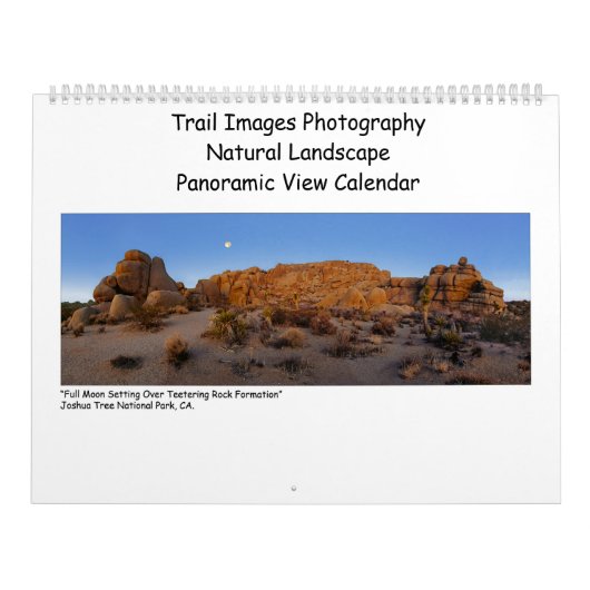 Trail Afbeeldingen Fotografie - Panoramische Uitzi Kalender (Hoes)