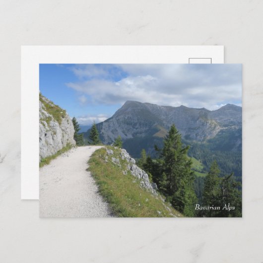 Trail Beierse Alpen Briefkaart (Voorkant / Achterkant)
