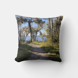 Trail bij de rivier kussen