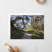 Trail bij de rivier notitiekaartje (Voorkant / Achterkant in situ)