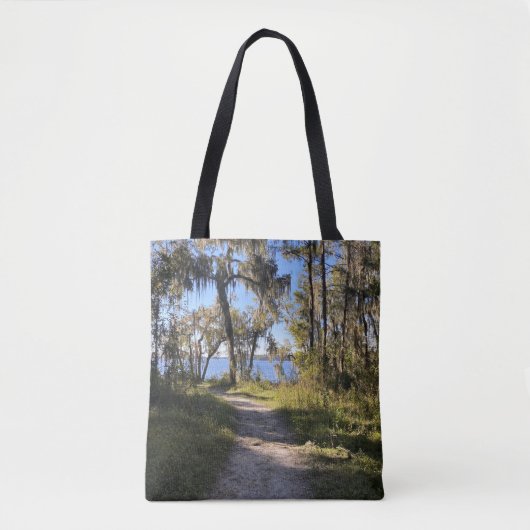 Trail bij de rivier tote bag (Voorkant)