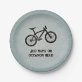 Trail Bike robuuste stalen look mannelijke verjaar Papieren Bordje (Voorkant)