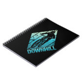 Trail Biking Downhill Mountain Biker Notitieboek (Linkerzijde)