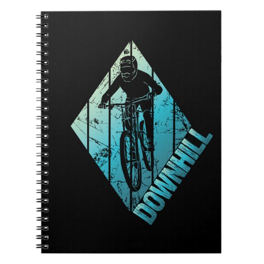 Trail Biking Downhill Mountain Biker Notitieboek (Voorkant)