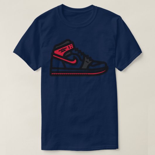 Trail Blazers Basketbal Sneakers T-shirt (Design voorkant)