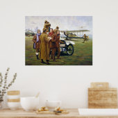 Trail Blazers in Sky door Woodi Ishmael Poster (Keuken)