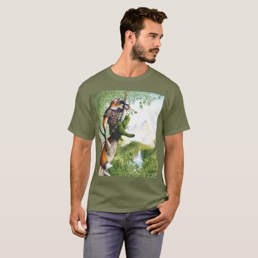 Trail Blazing Fox t-shirt (Voorkant volledig)