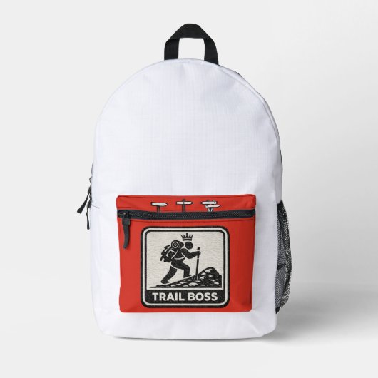 Trail Boos Grafische Rugzak (Voorkant)