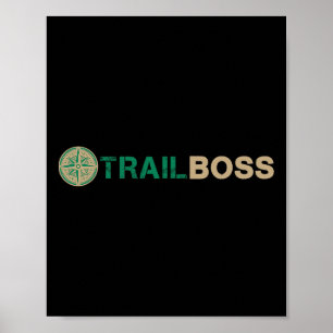 Trail Boss Familie Kamp Personeel Humor Voor Ieder Poster