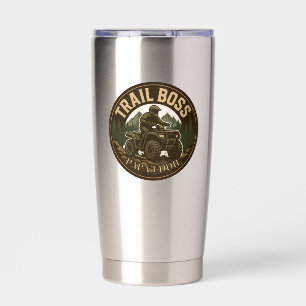Trail Boss Four Wheeling Adventurer Mok voor papa Geïsoleerde Drinkbeker