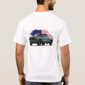 Trail Boss patriotic truck American Flag T-Shirt (Achterkant)