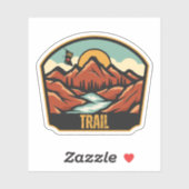 Trail, Brits-Columbia Sticker (Vel)