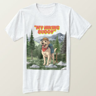 Trail Buddy – Wandelavontuur met Labrador T-shirt