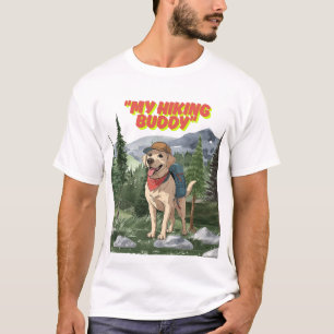 Trail Buddy – Wandelavontuur met Labrador T-shirt