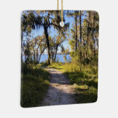 Trail By The River Keramisch Ornament (Rechts)