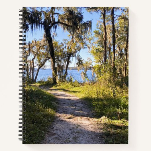 Trail By The River Spiraal Notebook Notitieboek (Voorkant)