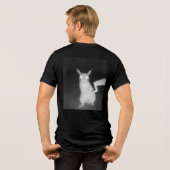Trail Cam Pikachu: Wild & grillig Tri-Blend Shirt (Achterkant volledig)