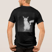 Trail Cam Pikachu: Wild & grillig Tri-Blend Shirt (Achterkant)