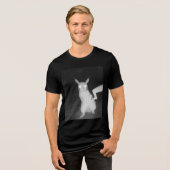 Trail Cam Pikachu: Wild & grillig Tri-Blend Shirt (Voorkant volledig)