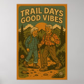 Trail Days - Goede vibes Poster (Voorkant)