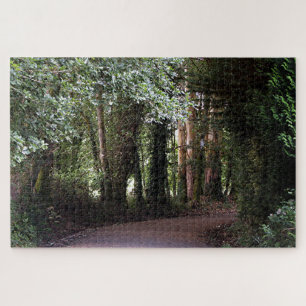 Trail door het bos, El Camino, Spanje Legpuzzel