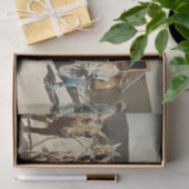 “Trail Drive” Westerse kunst van Edward Borein Tissuepapier (Geschenk)