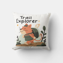 Trail Explorer Cat – Decoratief Sierkussen