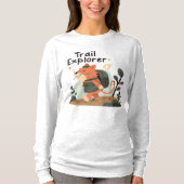 Trail Explorer Cat – Klassiek T-shirt (Voorkant)