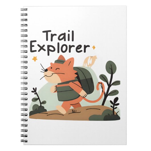 Trail Explorer Cat – Notitieboek (Voorkant)