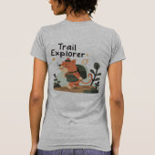 Trail Explorer Cat – T-shirt voor dames (Achterkant)