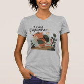 Trail Explorer Cat – T-shirt voor dames (Voorkant)
