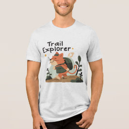 Trail Explorer Cat – Unisex Adventure T-shirt