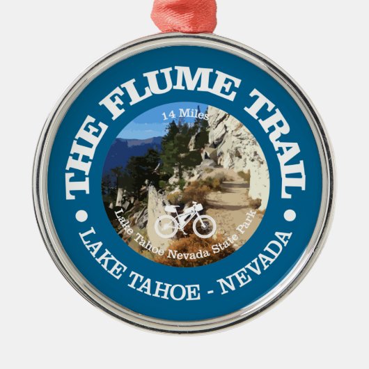 Trail Flum (MTB)C Metalen Ornament (Voorkant)