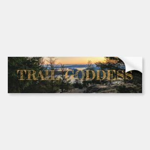 Trail Goddess Bumpersticker
