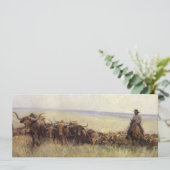 Trail Herd naar Wyoming door WHD Koerner (Staand voorkant)