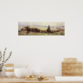 Trail Herd naar Wyoming door WHD Koerner Poster (Keuken)